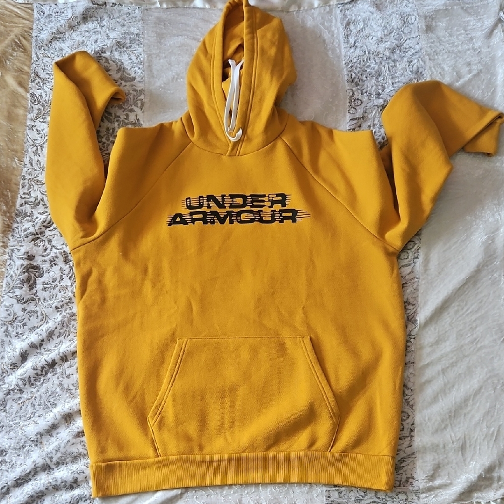 Under Armour Men's Mustard Hoodie - XL